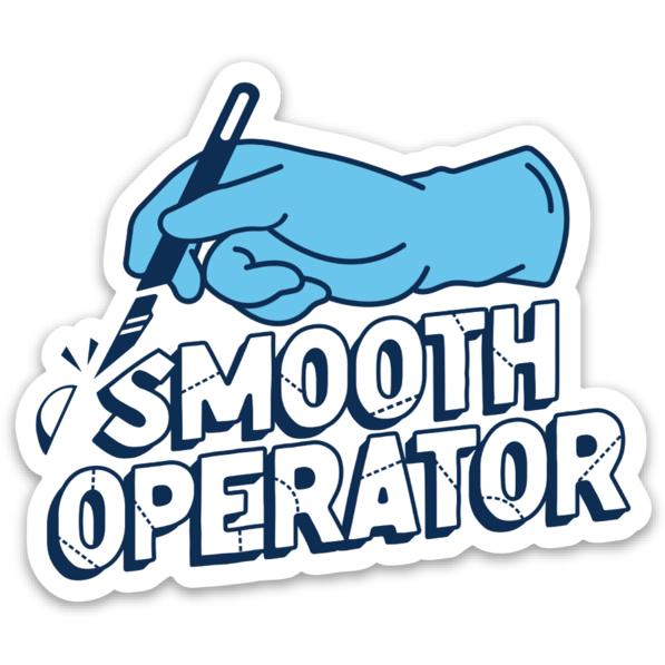 Smooth Operator Sticker