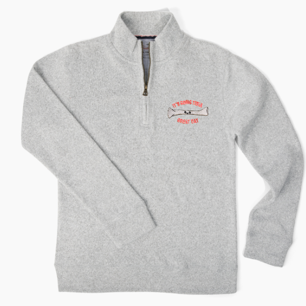It&#39;s Going Tibia Great Day Embroidered Quarter-Zip