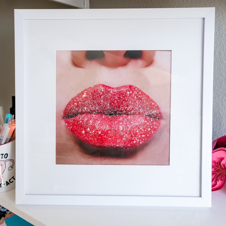 Framed Glitter Prints