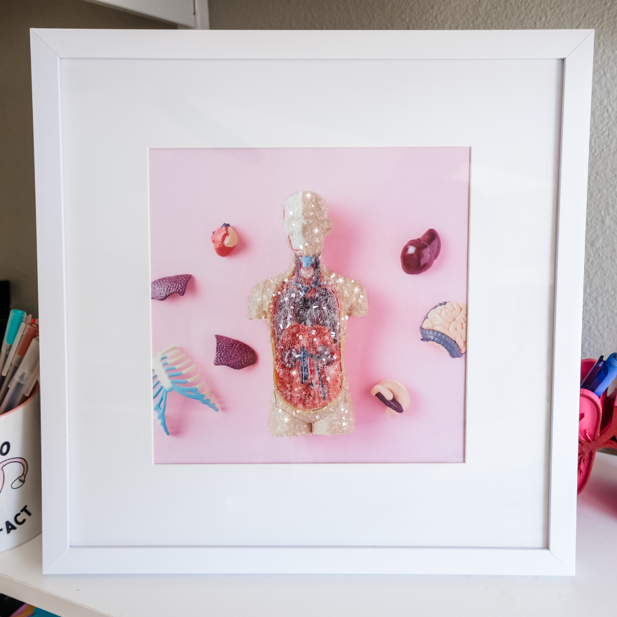 Framed Glitter Prints