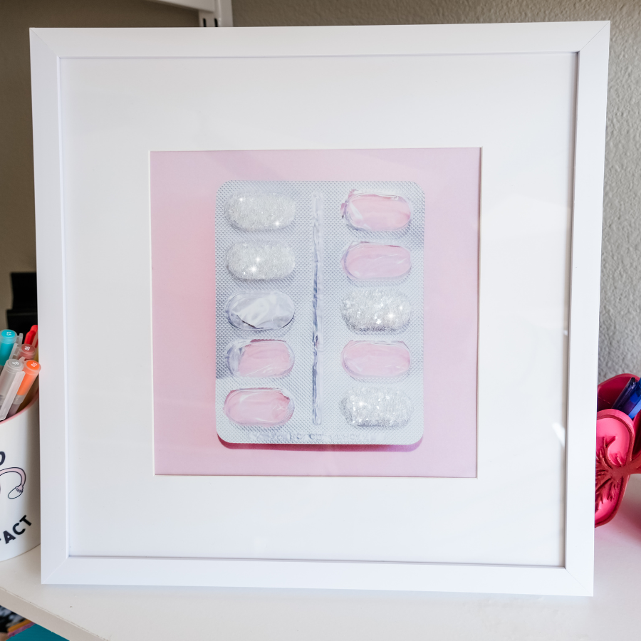 Framed Glitter Prints