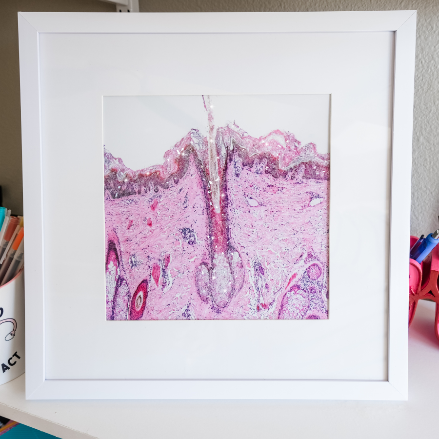 Framed Glitter Prints