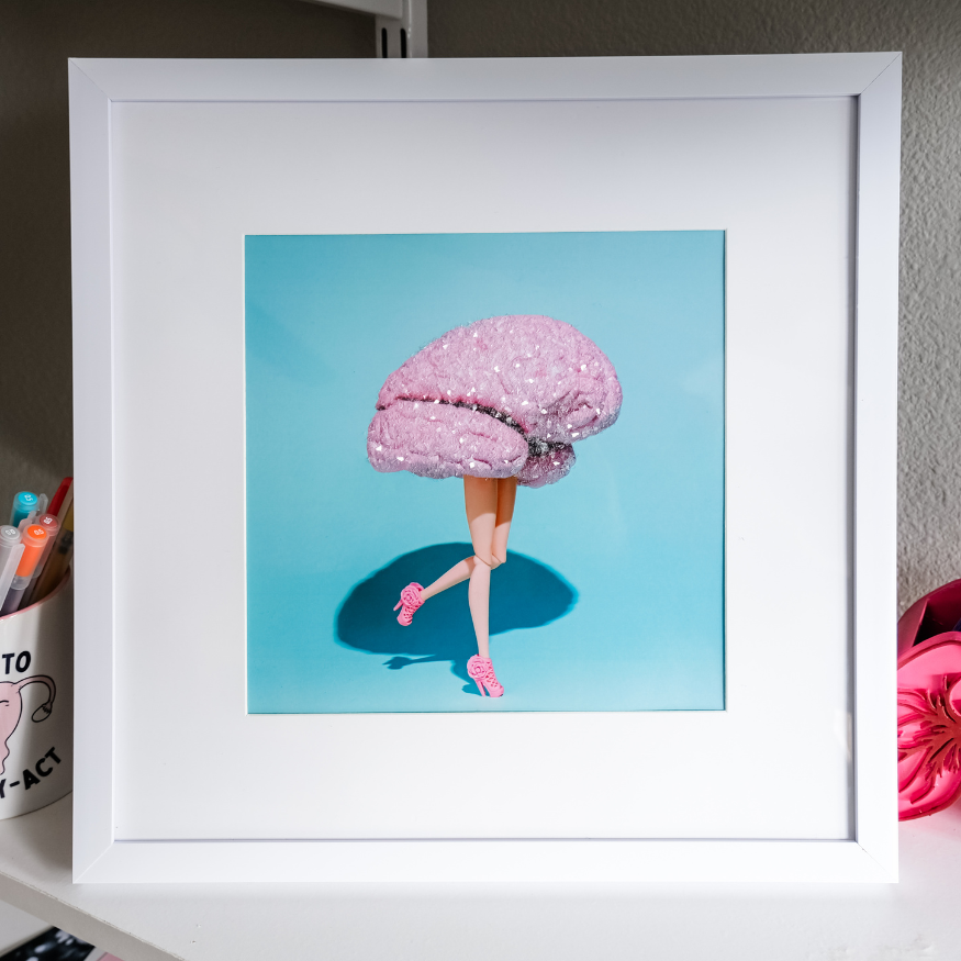 Framed Glitter Prints