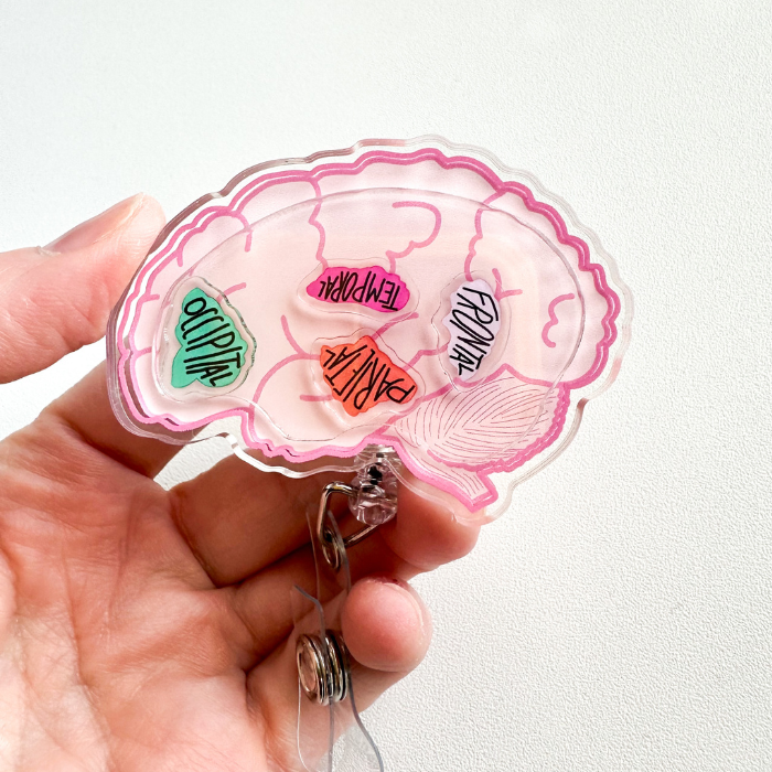 Brain and Heart Badge Reel – Hannah Bs Monogramming & More