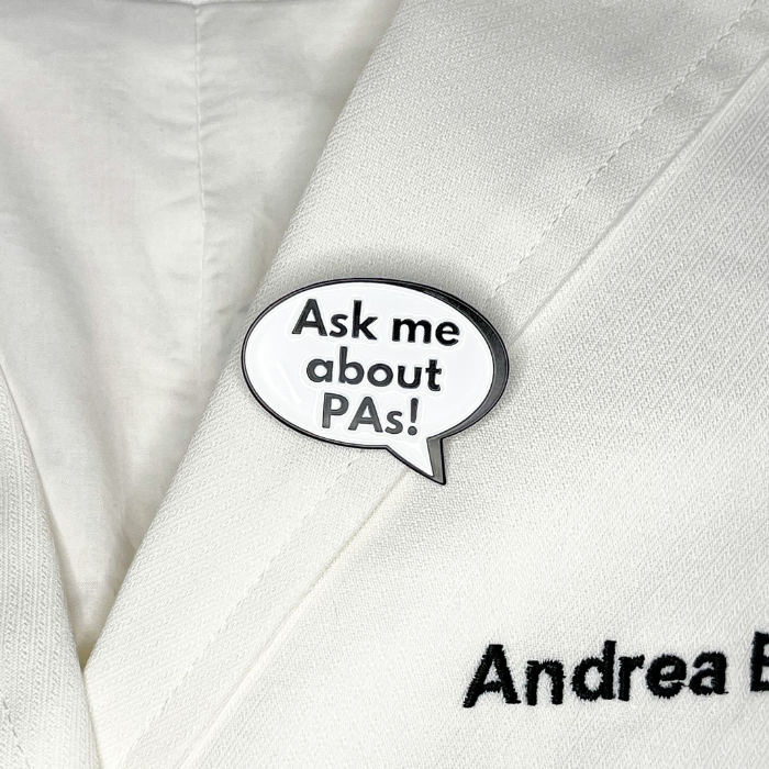 Ask Me About PAs Pin