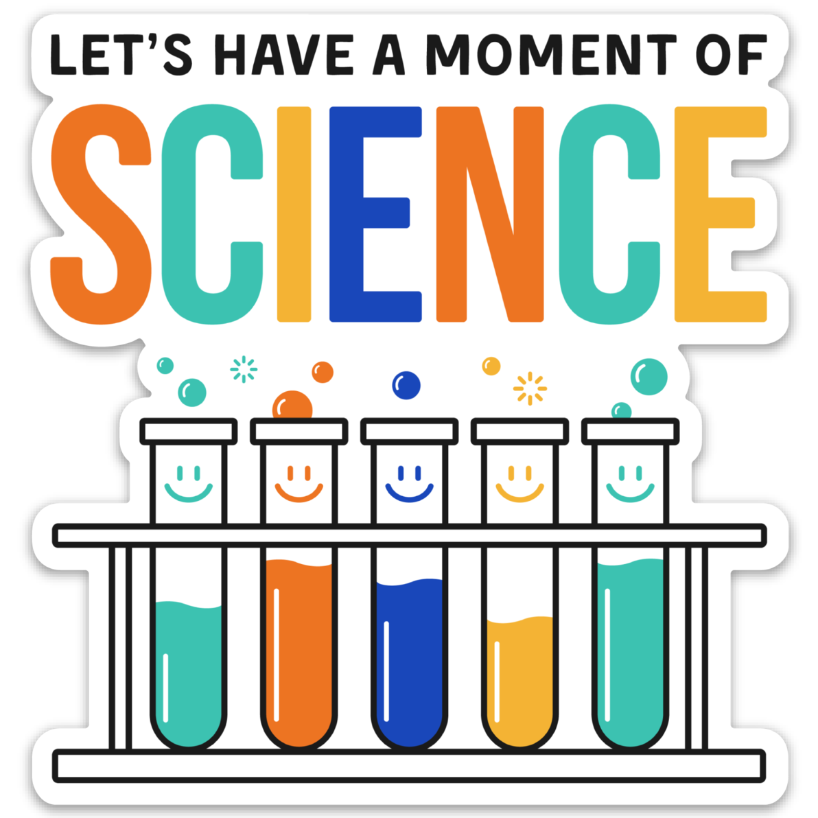 Moment of Science Sticker