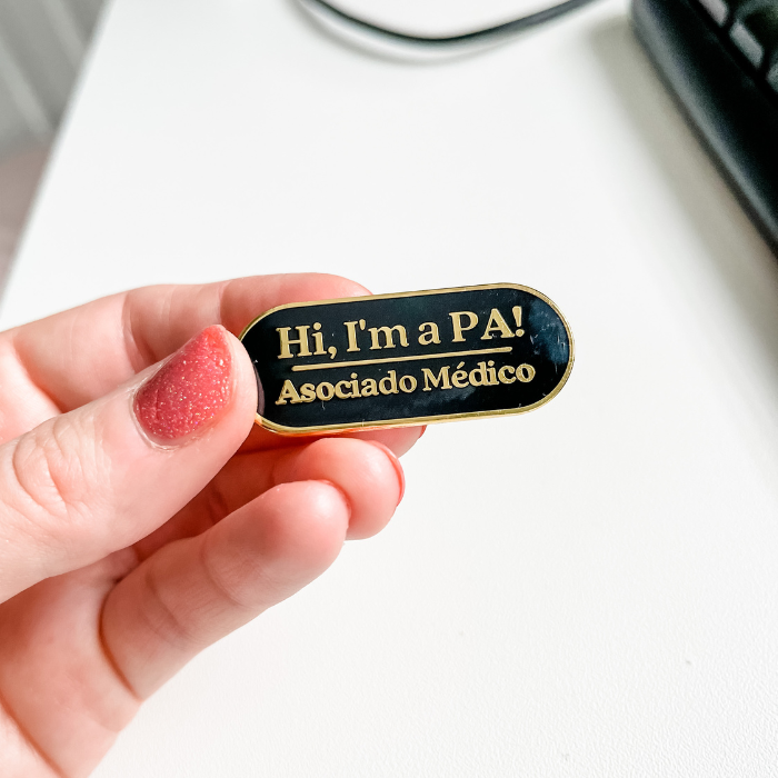 Asociado Médico PA Pin