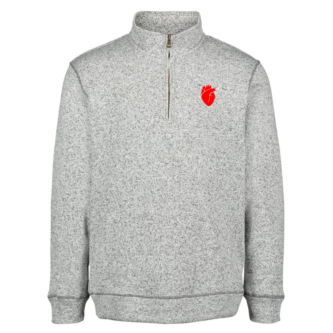 Embroidered half zip pullover online
