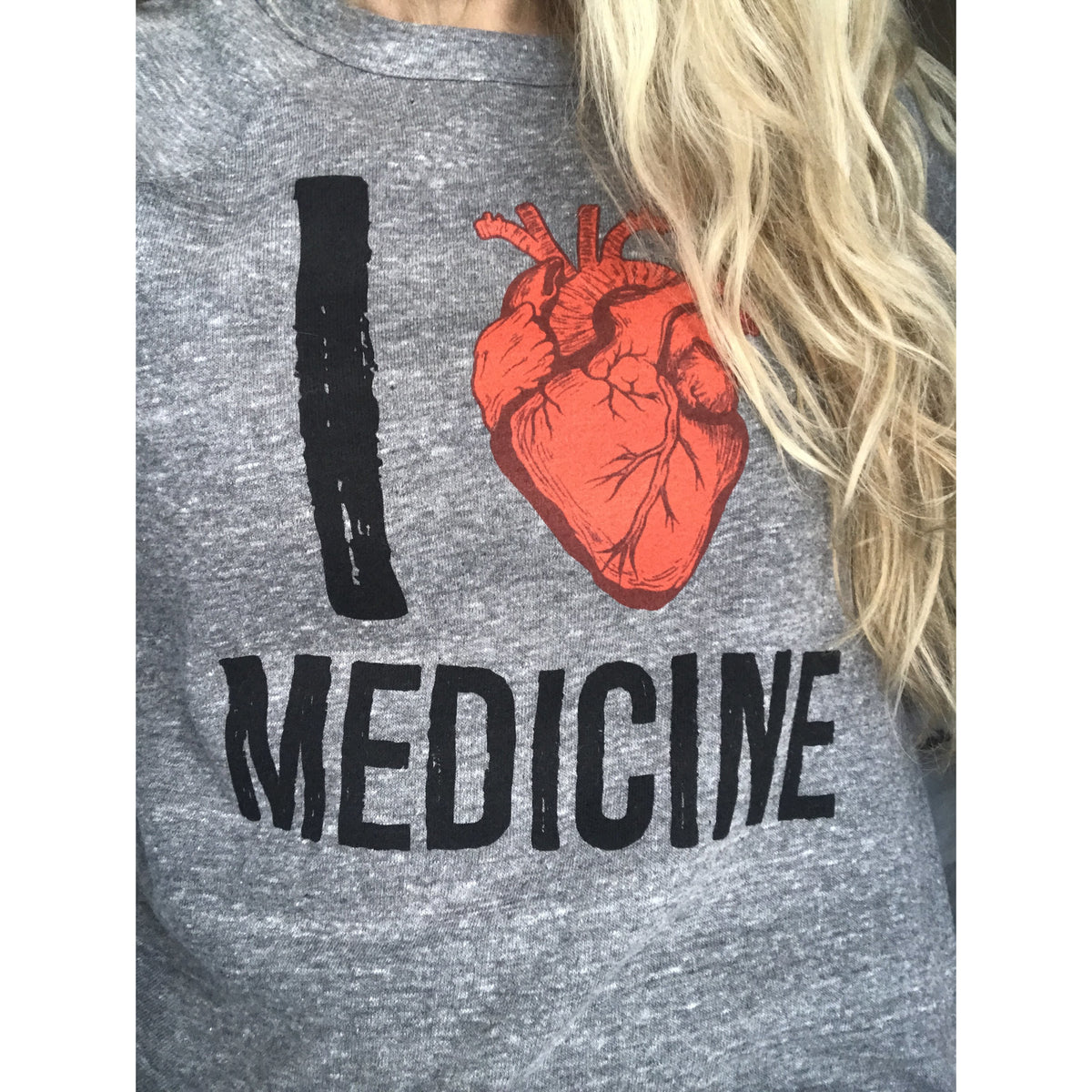 I Heart Medicine Raglan Sweatshirt
